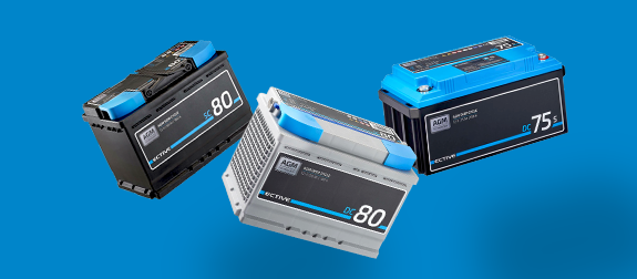 AGM-Versorgungsbatterien in vier Serien