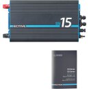 ECTIVE SSI15 4in1 Sinus-Inverter 1500W/24V Sinus-Wechselrichter mit MPPT-Solarladeregler, Ladegerät und NVS