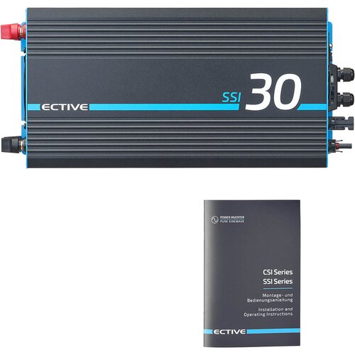 ECTIVE SSI 30 3000W/24V Sinus-Wechselrichter mit MPPT-Laderegler, Ladegert, NVS- und USV-Funktion