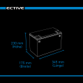 ECTIVE DC 120 AGM Deep Cycle 120Ah Versorgungsbatterien