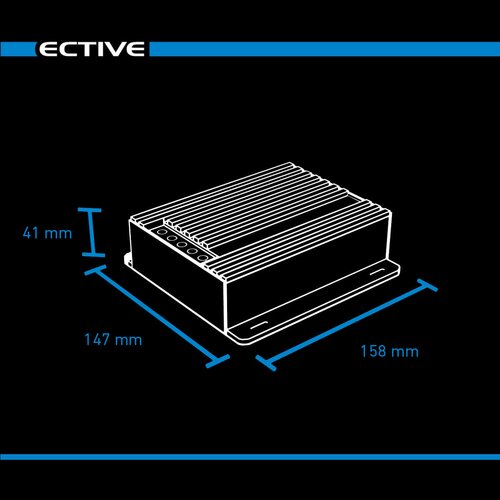 ECTIVE SC 40 MPPT Solar-Laderegler fr 12/24V Versorgungsbatterien 480Wp/960Wp 50V 40A