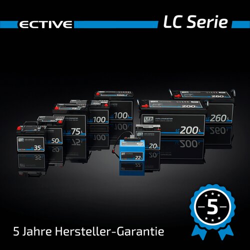 ECTIVE LC 80 BT 12V LiFePO4 Lithium Versorgungsbatterie, 743,73 €