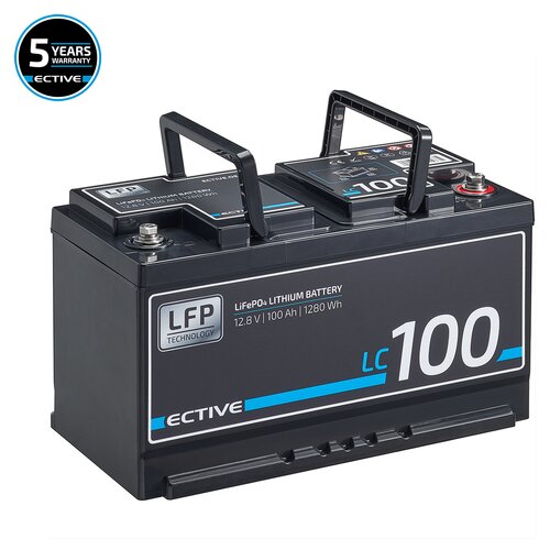 ECTIVE LC 100 100 Ah 12V LiFePO4 Lithium Versorgungsbatterie, 766,30 €