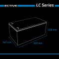 ECTIVE LC 200L 12V LiFePO4 Lithium Versorgungsbatterie 200 Ah