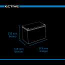 ECTIVE LC 100L LT 12V LiFePO4 Lithium Versorgungsbatterie 100 Ah