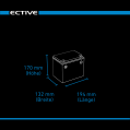 ECTIVE DC 38S AGM Deep Cycle mit LCD-Anzeige 38Ah Versorgungsbatterie