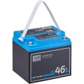 ECTIVE DC 46S AGM Deep Cycle mit LCD-Anzeige 46Ah Versorgungsbatterie