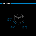 ECTIVE DC 46S AGM Deep Cycle mit LCD-Anzeige 46Ah Versorgungsbatterie