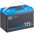 ECTIVE DC 115S AGM Deep Cycle mit LCD-Anzeige 115Ah Versorgungsbatterie