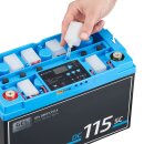 ECTIVE DC 45SC GEL Deep Cycle mit PWM-Ladegerät und LCD-Anzeige 45Ah Versorgungsbatterie