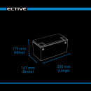 ECTIVE DC 75SC GEL Deep Cycle mit PWM-Ladegerät und LCD-Anzeige 75Ah Versorgungsbatterie