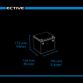 ECTIVE DC 45S GEL Deep Cycle mit LCD-Anzeige 45Ah Versorgungsbatterie