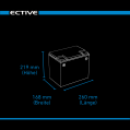 ECTIVE DC 85S GEL Deep Cycle mit LCD-Anzeige 85Ah Versorgungsbatterie