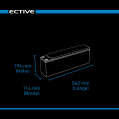 ECTIVE DC 100 GEL Slim 12V Versorgungsbatterie 100Ah