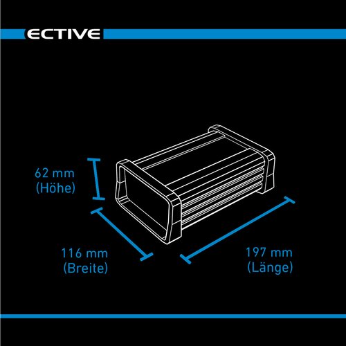 ECTIVE Multiload 7 LFP 7A/12V 8-Stufen Lithium-Batterieladegert (gebraucht, Zustand sehr gut)