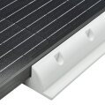 ECTIVE 2-teilig lange Haltespoiler für Solarmodule (weiß)