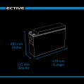 ECTIVE LC 150 SLIM 12 V LiFePO4 Lithium Versorgungsbatterie 150 Ah