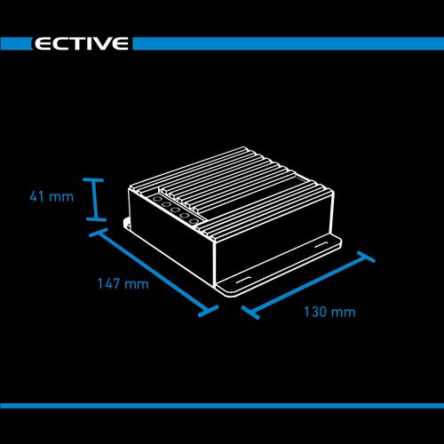 ECTIVE SC 20 MPPT Solar-Laderegler fr 12/24V Versorgungsbatterien 240Wp/480Wp 50V 20A (gebraucht, Zustand gut)