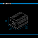 ECTIVE CSI 10 PRO 1000W/12V Sinus-Wechselrichter mit Netzvorrangschaltung und Ladegerät