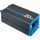 ECTIVE CSI 20 PRO 2000W/12V Sinus-Wechselrichter mit Netzvorrangschaltung und Ladegerät