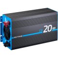 ECTIVE CSI 20 PRO 2000W/12V Sinus-Wechselrichter mit Netzvorrangschaltung und Ladegerät