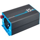 ECTIVE CSI 15 PRO 1500W/12V Sinus-Wechselrichter mit Netzvorrangschaltung und Ladegerät