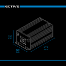 ECTIVE SSI 20 PRO 2000W/12V Sinus-Wechselrichter mit Netzvorrangschaltung, Ladegerät und Laderegler