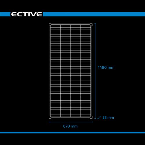 ECTIVE SSP 200 Black Lightweight Schindel Solarmodul Monokristallin 200W