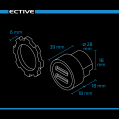 Dual USB-Einbaubuchse 5V 2,4A