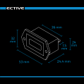 LED Batterieladestandsanzeige 12/24V