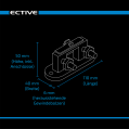 ECTIVE BM X Batteriemonitor mit 500A Shunt und Bluetooth App