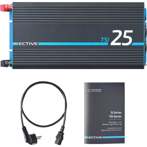 ECTIVE TSI 25 2500W/24V Sinus-Wechselrichter mit NVS- und USV-Funktion (gebraucht, Zustand gut)