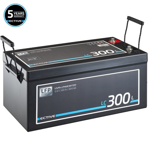 ECTIVE LC 300L 12V LiFePO4 Lithium Versorgungsbatterie 300 Ah (USt-befreit nach 12 Abs.3 Nr. 1 S.1 UStG)