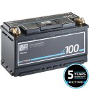 ECTIVE LC 100 BT 12V LiFePO4 Lithium Versorgungsbatterie 100 Ah (USt-befreit nach §12 Abs.3 Nr. 1 S.1 UStG)