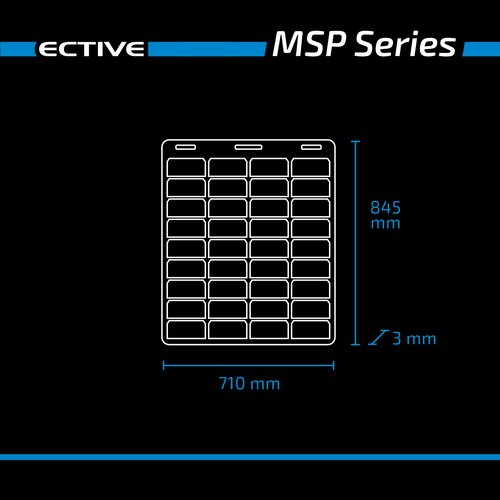 ECTIVE MSP 100 Flex flexibles Solarmodul monokristallin 100W (USt-befreit nach 12 Abs.3 Nr. 1 S.1 UStG)