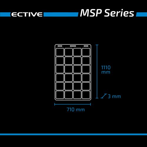 ECTIVE MSP 140 Flex flexibles Solarmodul monokristallin 140W (USt-befreit nach 12 Abs.3 Nr. 1 S.1 UStG)