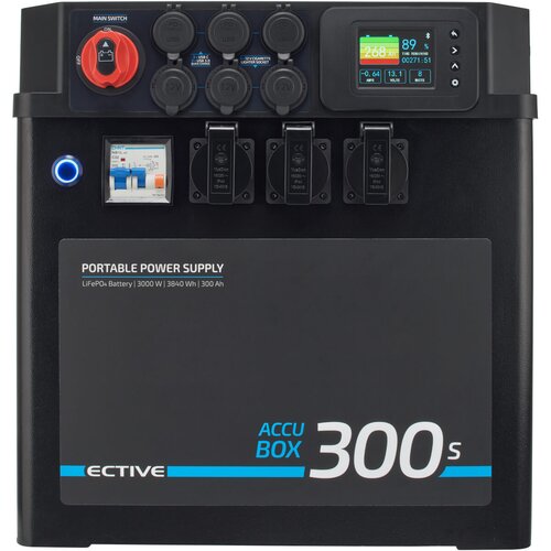 ECTIVE AccuBox 300S 3000W 3840Wh LiFePO4 Powerstation (USt-befreit nach 12 Abs.3 Nr. 1 S.1 UStG)