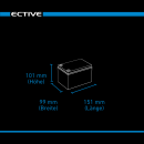 ECTIVE LC 12L 12V LiFePO4 Lithium Versorgungsbatterie 12 Ah