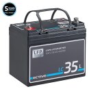 ECTIVE LC 35L 12V LiFePO4 Lithium Versorgungsbatterie 35 Ah (USt-befreit nach §12 Abs.3 Nr. 1 S.1 UStG)