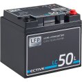 ECTIVE LC 50L 12V LiFePO4 Lithium Versorgungsbatterie 50 Ah (USt-befreit nach §12 Abs.3 Nr. 1 S.1 UStG)