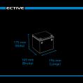 ECTIVE LC 50L BT 12V LiFePO4 Lithium Versorgungsbatterie 50 Ah (USt-befreit nach §12 Abs.3 Nr. 1 S.1 UStG)