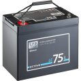 ECTIVE LC 75L BT 12V LiFePO4 Lithium Versorgungsbatterie 75 Ah (USt-befreit nach §12 Abs.3 Nr. 1 S.1 UStG)