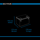 ECTIVE LC 80 LT 12V LiFePO4 Lithium Versorgungsbatterie 80 Ah (USt-befreit nach §12 Abs.3 Nr. 1 S.1 UStG)