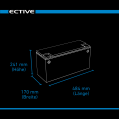 ECTIVE DC 170S AGM Deep Cycle mit LCD-Anzeige 170Ah Versorgungsbatterie (USt-befreit nach §12 Abs.3 Nr. 1 S.1 UStG)