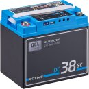 ECTIVE DC 38SC GEL Deep Cycle mit PWM-Ladegerät und...