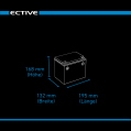 ECTIVE DC 38SC GEL Deep Cycle mit PWM-Ladegerät und LCD-Anzeige 38Ah Versorgungsbatterie (USt-befreit nach §12 Abs.3 Nr. 1 S.1 UStG)