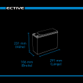 ECTIVE DC 60 GEL Slim 12V Versorgungsbatterie 60Ah (USt-befreit nach §12 Abs.3 Nr. 1 S.1 UStG)