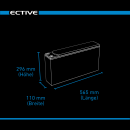 ECTIVE DC 195 GEL Slim 12V Versorgungsbatterie 195Ah (USt-befreit nach §12 Abs.3 Nr. 1 S.1 UStG)