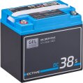 ECTIVE DC 38S GEL Deep Cycle mit LCD-Anzeige 38Ah Versorgungsbatterie (USt-befreit nach §12 Abs.3 Nr. 1 S.1 UStG)