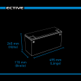 ECTIVE DC 175S GEL Deep Cycle mit LCD-Anzeige 175Ah Versorgungsbatterie (USt-befreit nach §12 Abs.3 Nr. 1 S.1 UStG)